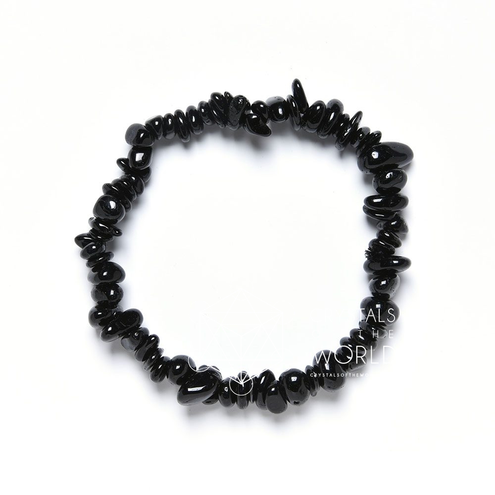 Black Tourmaline-Chip Bracelet