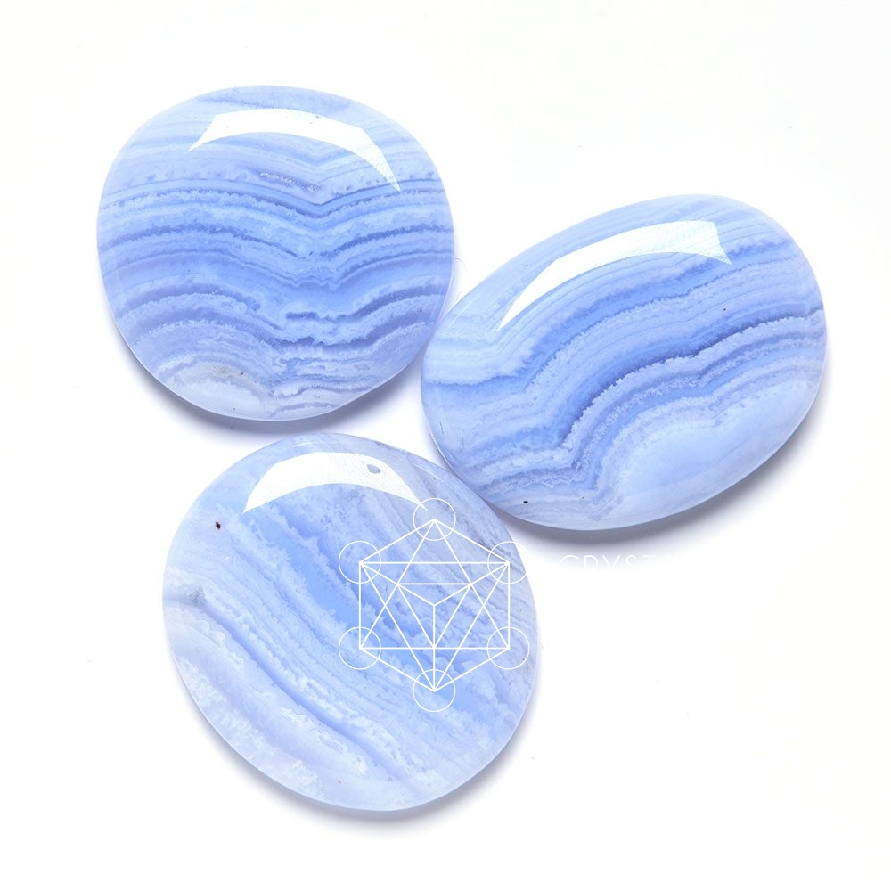 Blue Lace Agate-Smooth Stones