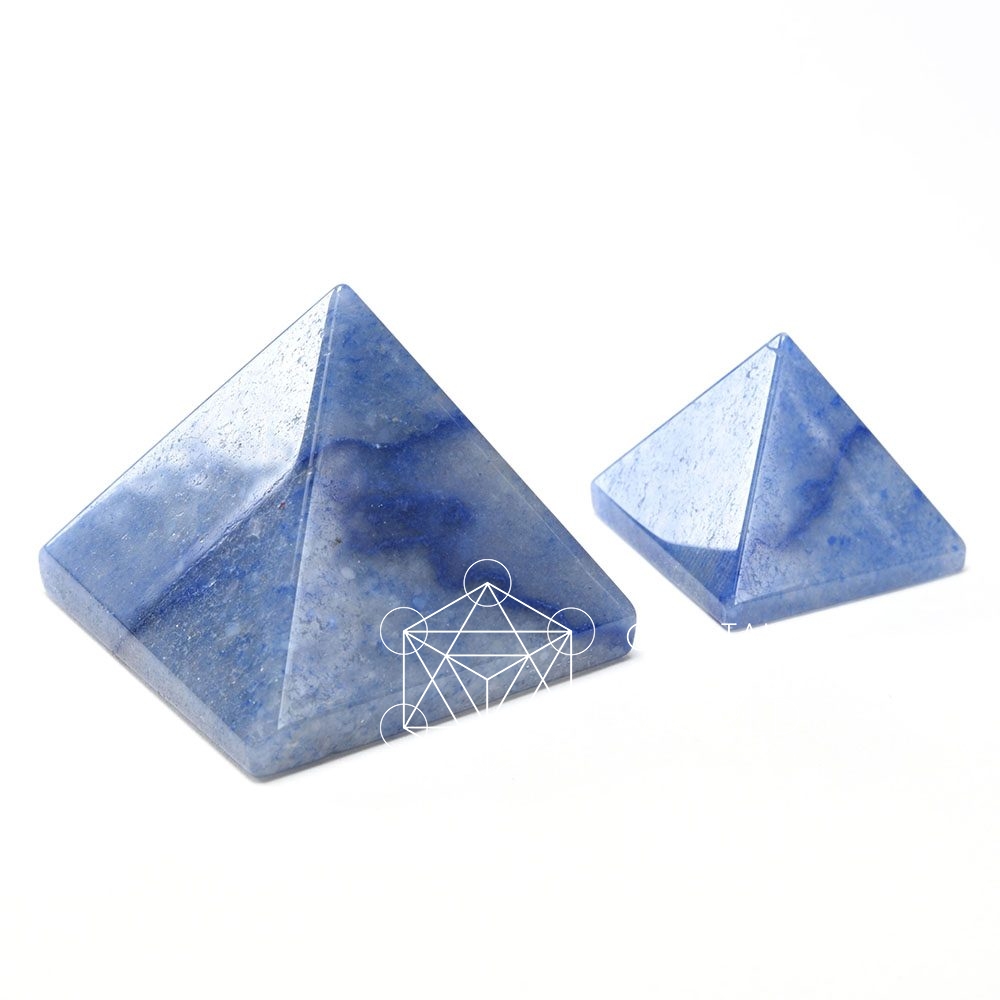 Blue Quartz-Pyramids