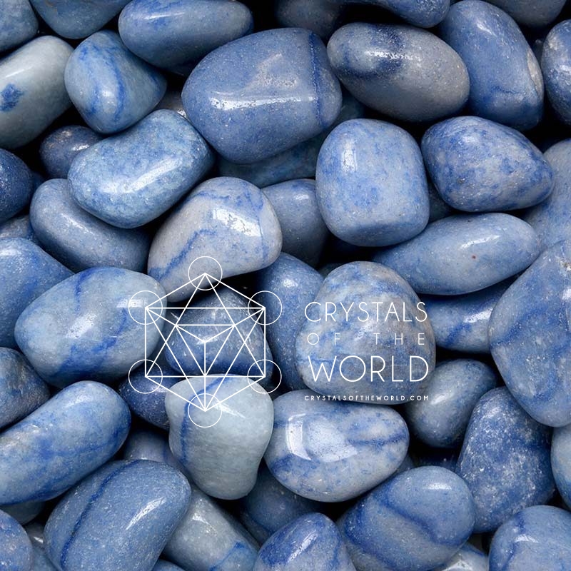 Blue Quartz-Tumbled Stone
