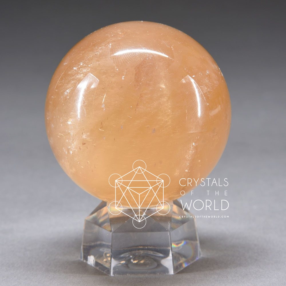 Golden Calcite-Spheres
