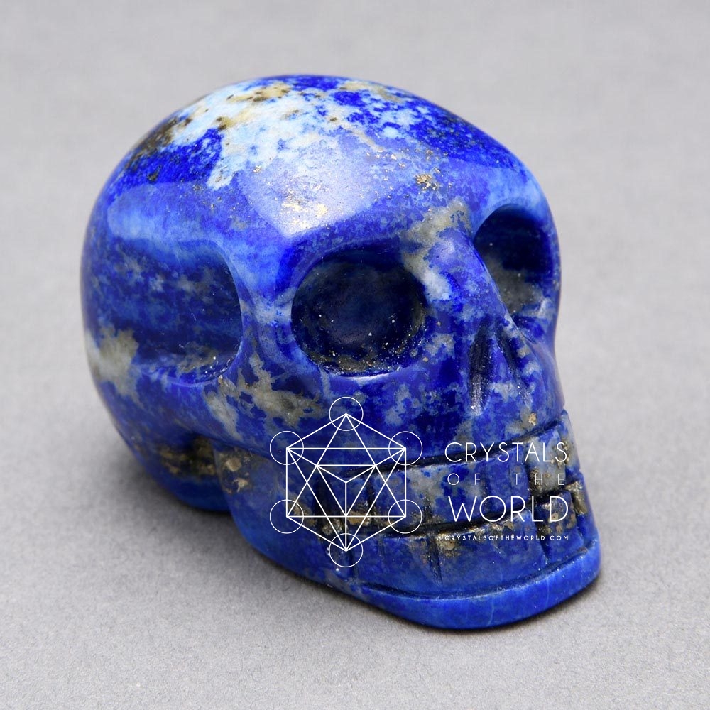 Lapis Lazuli-Skulls