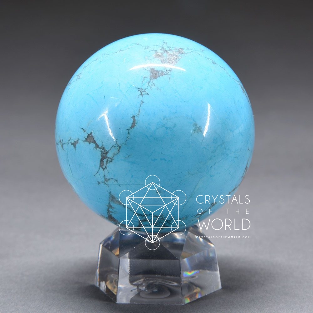 Light Blue Howlite-Spheres