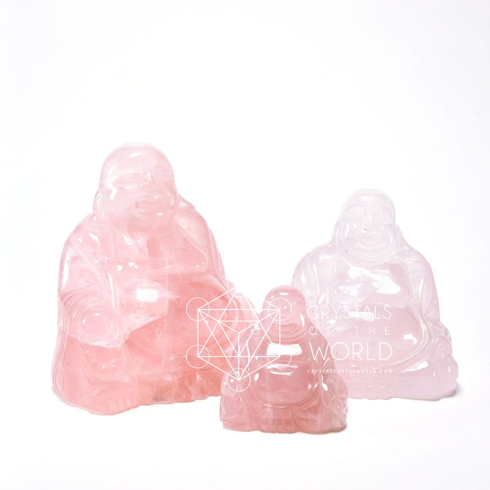Rose Quartz-Buddhas