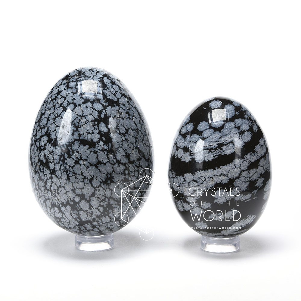 Snowflake Obsidian-Eggs